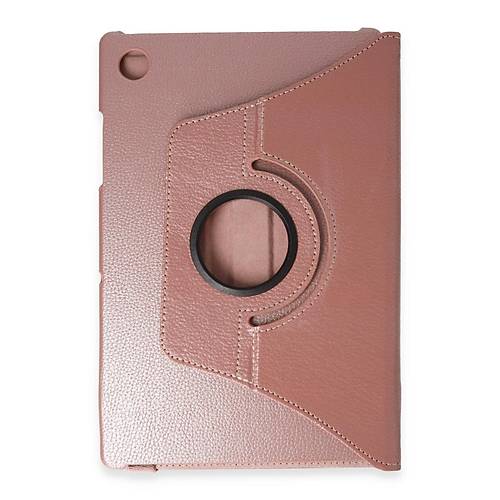 Galaxy X200 Tab A8 10.5 K�l�f 360 Tablet Deri K�l�f - Rose Gold