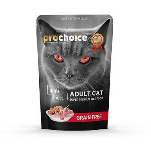 Pouch Kuzulu ve Ci�erli Tah�ls�z Yeti�kin Kedi Konservesi 85 Gr