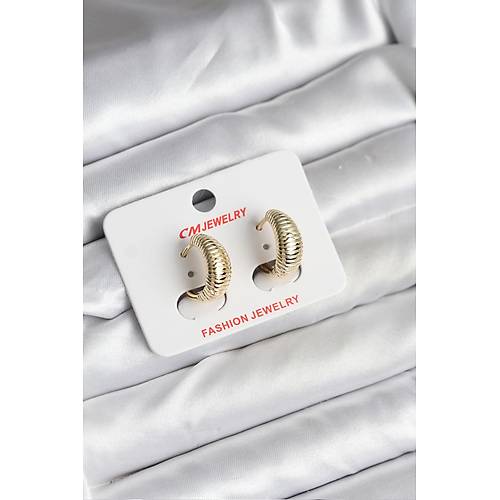 14K Gold Renk Kaplama CM Kad�n K�pe