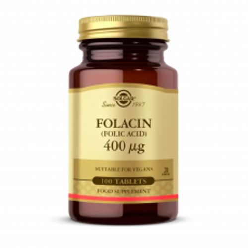 Folic Acid (Folacin) 400 Mcg 100 Tablet