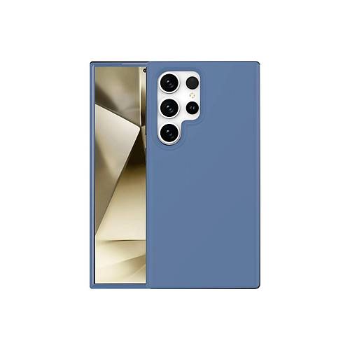 Galaxy S24 Ultra K�l�f First Silikon - Mavi
