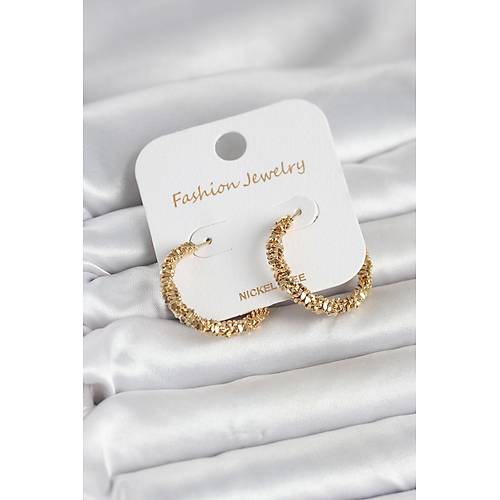 Gold Renk Pirin� T�rt�k Model Kad�n K�pe
