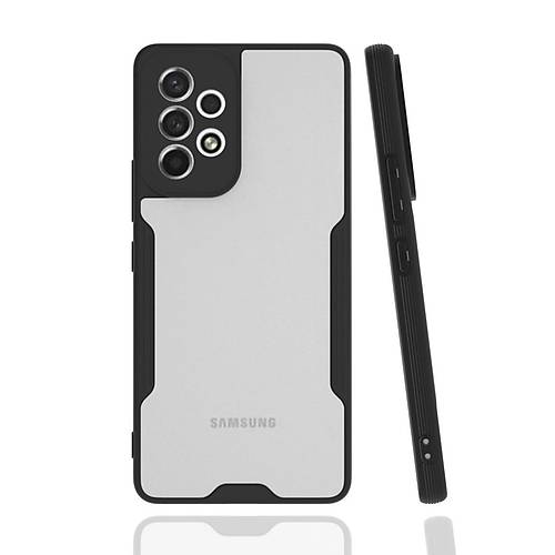 Galaxy A53 5G K�l�f Platin Silikon - Siyah