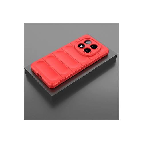 Redmi Note 14 Pro 5G K�l�f Optimum Silikon - K�rm�z�