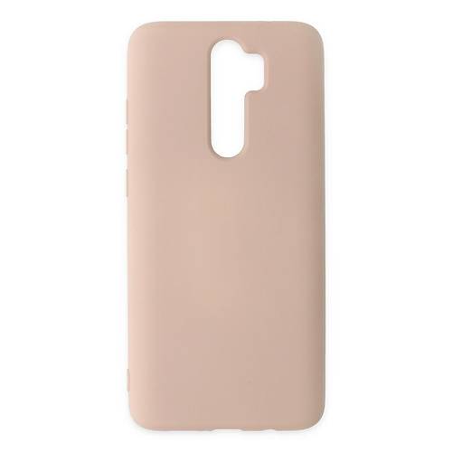 Redmi Note 8 Pro K�l�f Nano i�i Kadife Silikon - Pudra