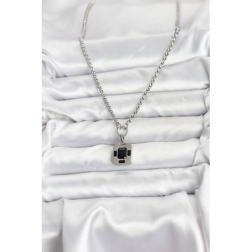 316L �elik Zincir G�m�� Renk Vintage Model Kad�n Kolye