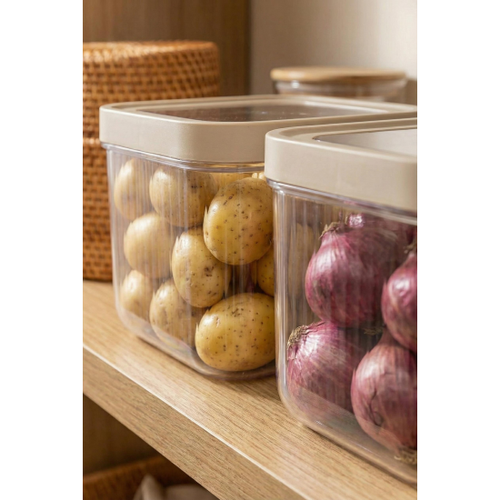 2'Li 12 LT Multibox Vizon Kayar Kapakl� Saklama Kab� & Erzak Kab� & Patates So�an Kovas�