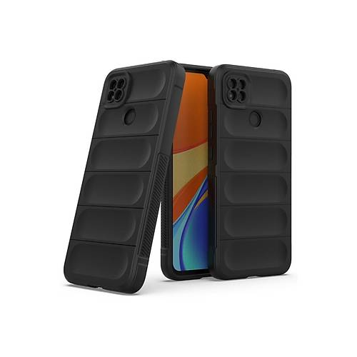 Redmi 9C K�l�f Optimum Silikon - Siyah
