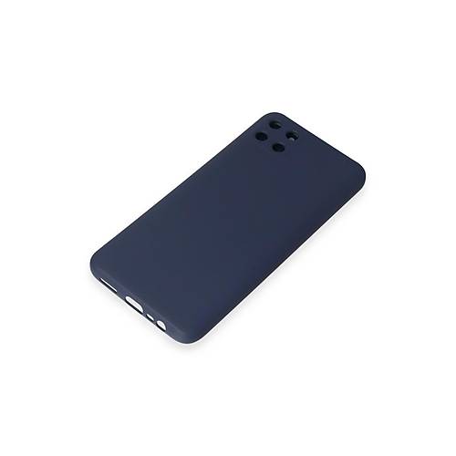 Realme C11 K�l�f Nano i�i Kadife Silikon - Lacivert