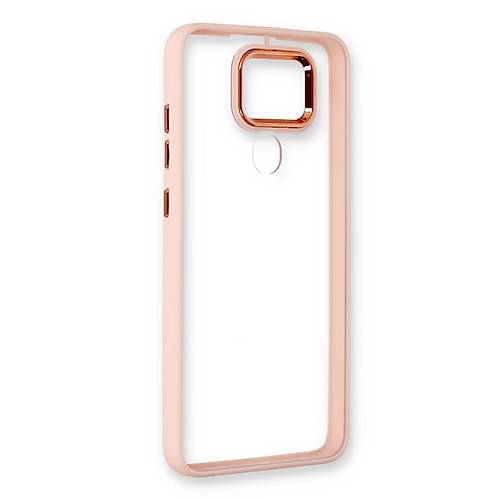 Redmi Note 9 K�l�f Dora Kapak - Pudra
