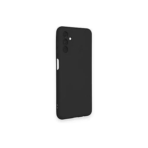 Galaxy A14 4G K�l�f Nano i�i Kadife Silikon - Siyah