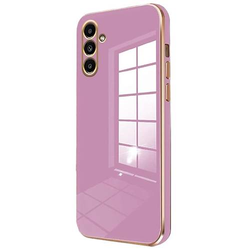 Galaxy A25 5G K�l�f Volet Silikon - Mor