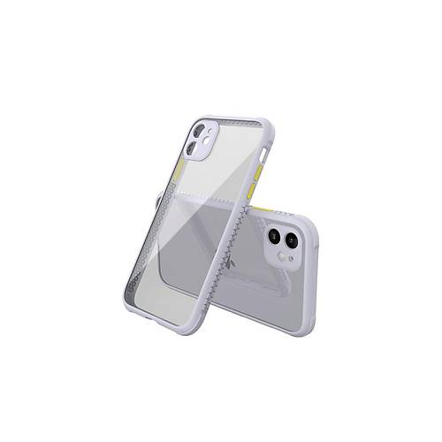 iPhone 12 Mini K�l�f Miami �effaf Silikon - Lila