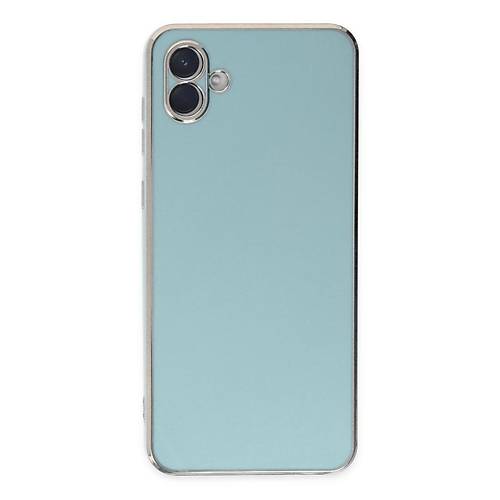 Galaxy A04 K�l�f Volet Silikon - A��k Ye�il