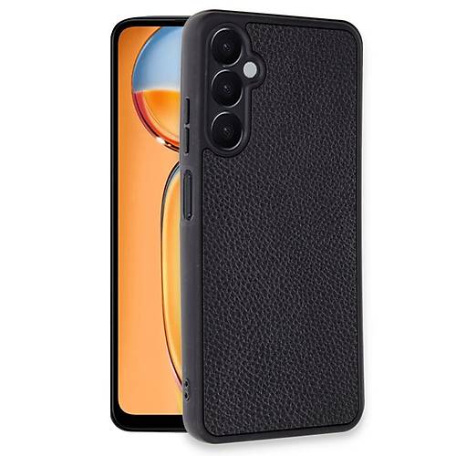 Galaxy A26 K�l�f Aras Deri Kapak - Siyah
