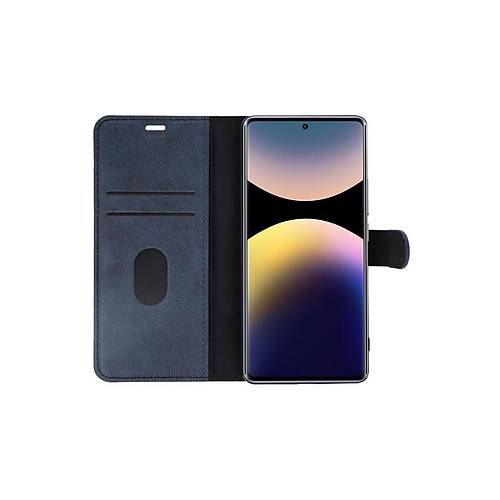 Redmi Note 14 Pro 4G K�l�f Trend S Plus Kapakl� K�l�f - Lacivert