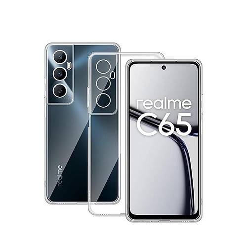 Realme C65 K�l�f L�x �effaf Silikon