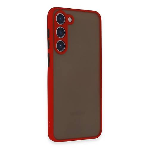 Galaxy S23 Plus K�l�f Montreal Silikon Kapak - K�rm�z�