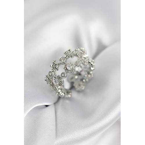 Zirkon Ta�l� 2'li Model G�m�� Renk Kad�n Y�z�k