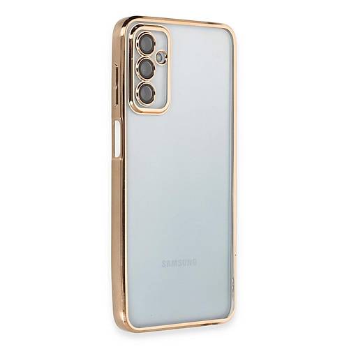 Galaxy M23 K�l�f Razer Lensli Silikon - Gold
