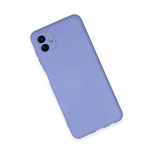 Galaxy A04E K�l�f Nano i�i Kadife Silikon - Lila