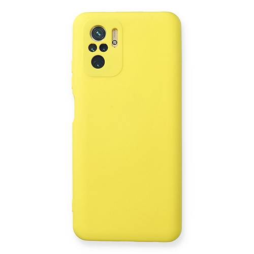 Redmi Note 10 K�l�f Nano i�i Kadife Silikon - Sar�