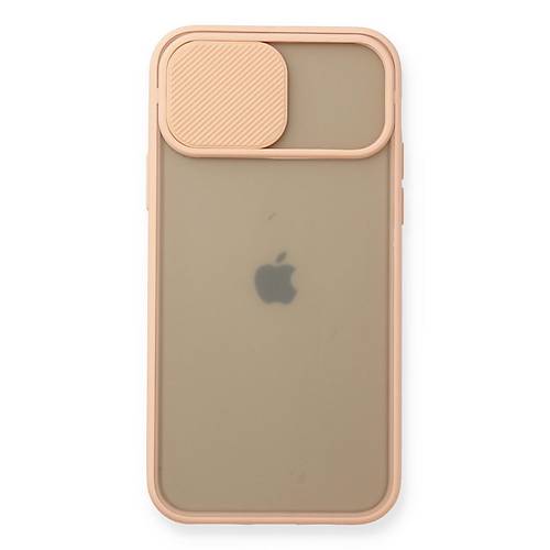 iPhone 11 Pro K�l�f Palm Buzlu Kamera S�rg�l� Silikon - Pembe