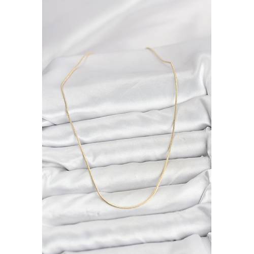 CM 14K Gold Renk Y�lan Zincir Model Kad�n Kolye