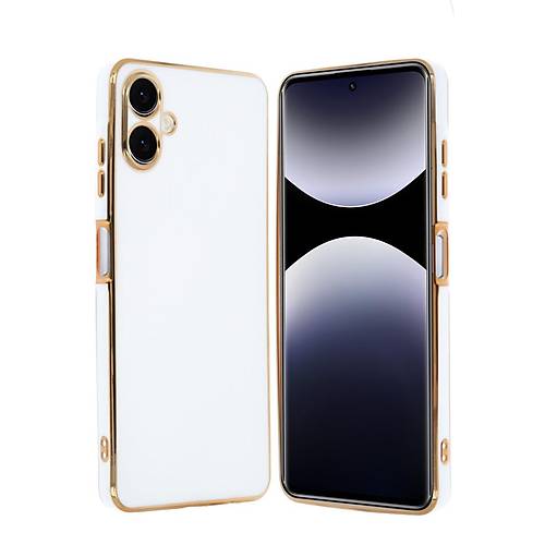 Galaxy A06 K�l�f Volet Silikon - Beyaz