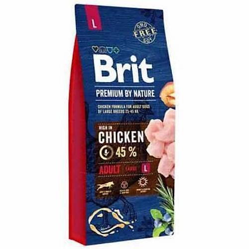 Brit Premium By Nature Adult B�y�k Irk Tavuklu Yeti�kin K�pek Mamas� 15 Kg