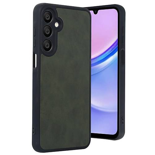 Galaxy A16 5G K�l�f Aras Deri Kapak - Koyu Ye�il