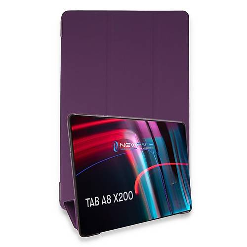 Galaxy X200 Tab A8 10.5 K�l�f Tablet Smart K�l�f - Mor