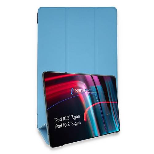 iPad 10.2 (7.nesil) K�l�f Tablet Smart K�l�f - Mavi