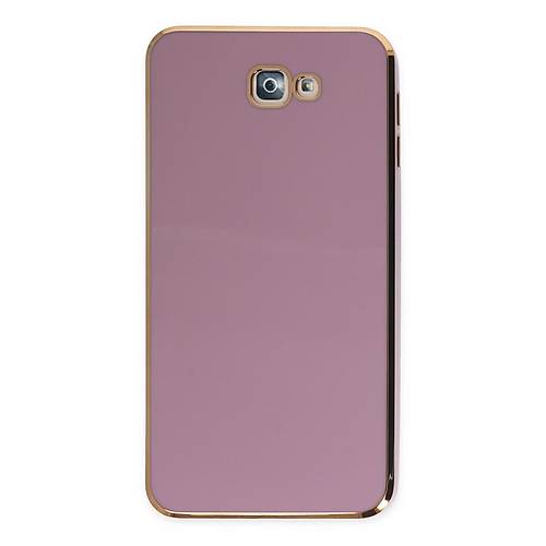 Galaxy J7 Prime K�l�f Volet Silikon - Mor