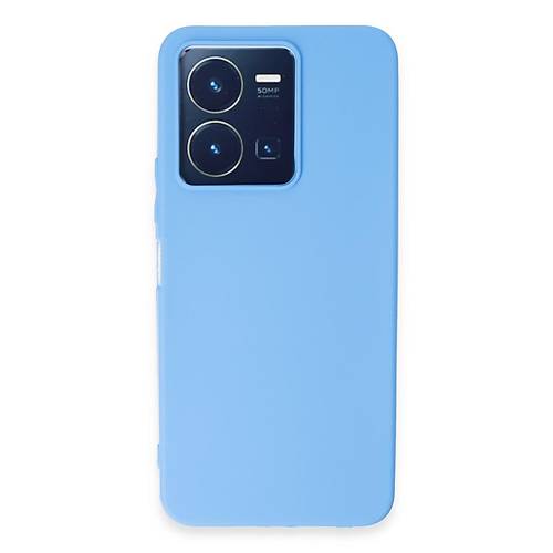 Y35 K�l�f First Silikon - Mavi