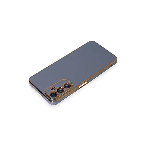 Galaxy A05S K�l�f Volet Silikon - Mavi
