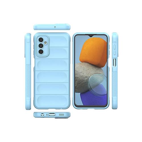 Galaxy M23 K�l�f Optimum Silikon - Sky Blue