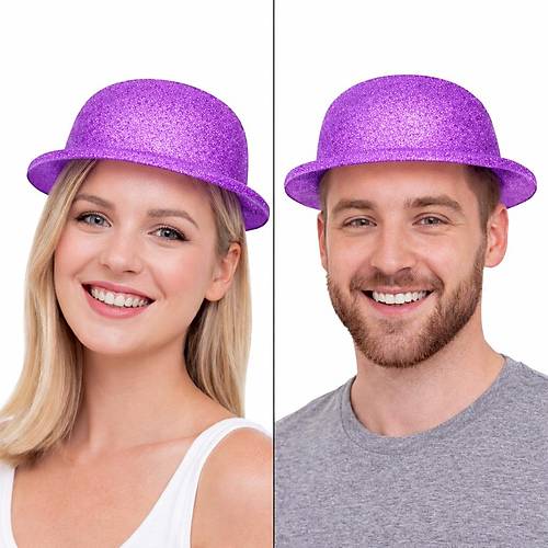 Glitter Simli Melon �apka 9�lu Set - 9 Renk Parti ve Kost�m �apkas�