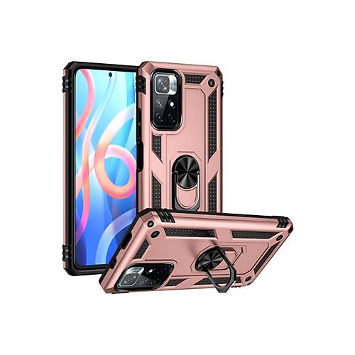 Redmi Note 11T K�l�f Sofya Y�z�kl� Silikon Kapak - Rose