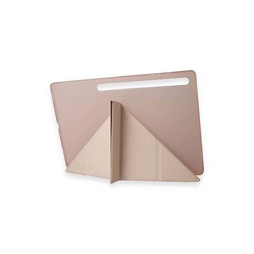 Galaxy Tab A9 K�l�f Kalemlikli Mars Tablet K�l�f� - Rose Gold