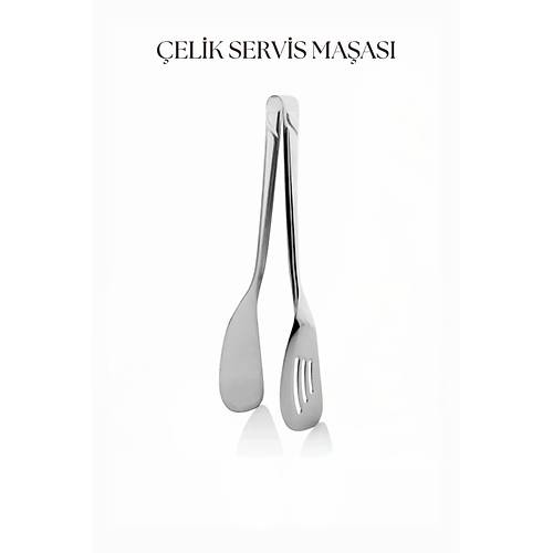 Paslanmaz �elik Servis ve Yemek Ma�as� 22 cm