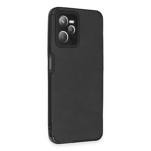 Realme C35 K�l�f Loop Deri Silikon - Siyah
