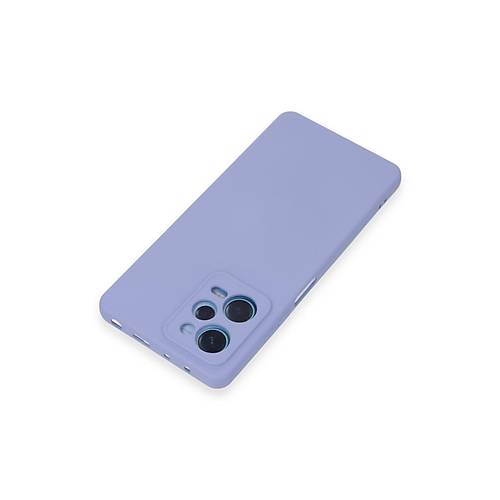 Redmi Note 12 Pro 5G K�l�f Nano i�i Kadife Silikon - Lila
