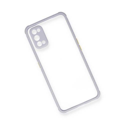 Realme 7 Pro K�l�f Miami �effaf Silikon - Lila