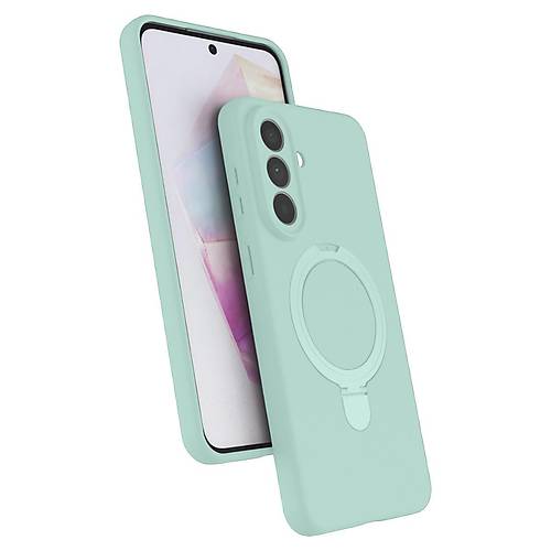 Galaxy A57 5G Regal Magsafe Standl� Kapak - Su Ye�ili