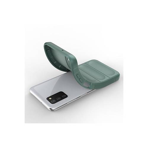 Galaxy A03S K�l�f Optimum Silikon - Koyu Ye�il