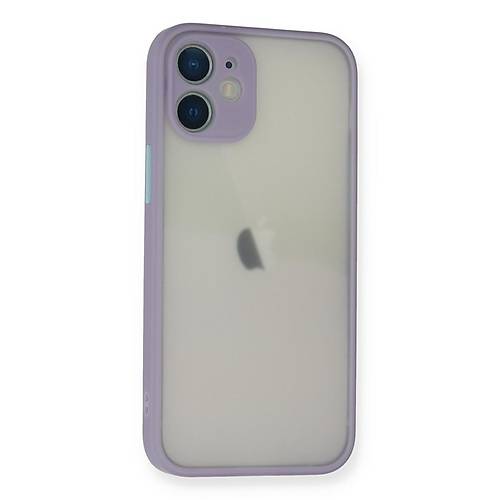 iPhone 11 Pro Max K�l�f Montreal Silikon Kapak - Mor