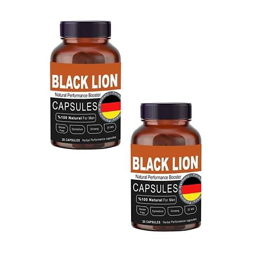 Black Lion Men Booster Erkeklere �zel B�lge Destekleyici 20'li x 2 adet