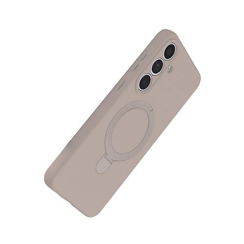 Galaxy S24 FE Regal Magsafe Standl� Kapak - ��l Titanyum