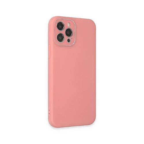 iPhone 12 Pro K�l�f Lansman Glass Kapak - Pembe